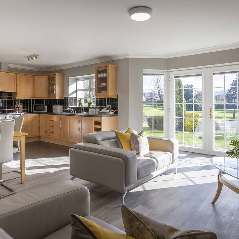 Apartments: Apartments Kitchen & Living Room area