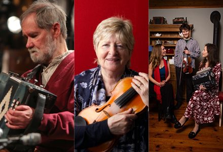 Jackie Daly & Eileen O’Brien & The Weaving – Méabh Ní Bheaglaoich, Cáit Ní Riain & Owen Spafford