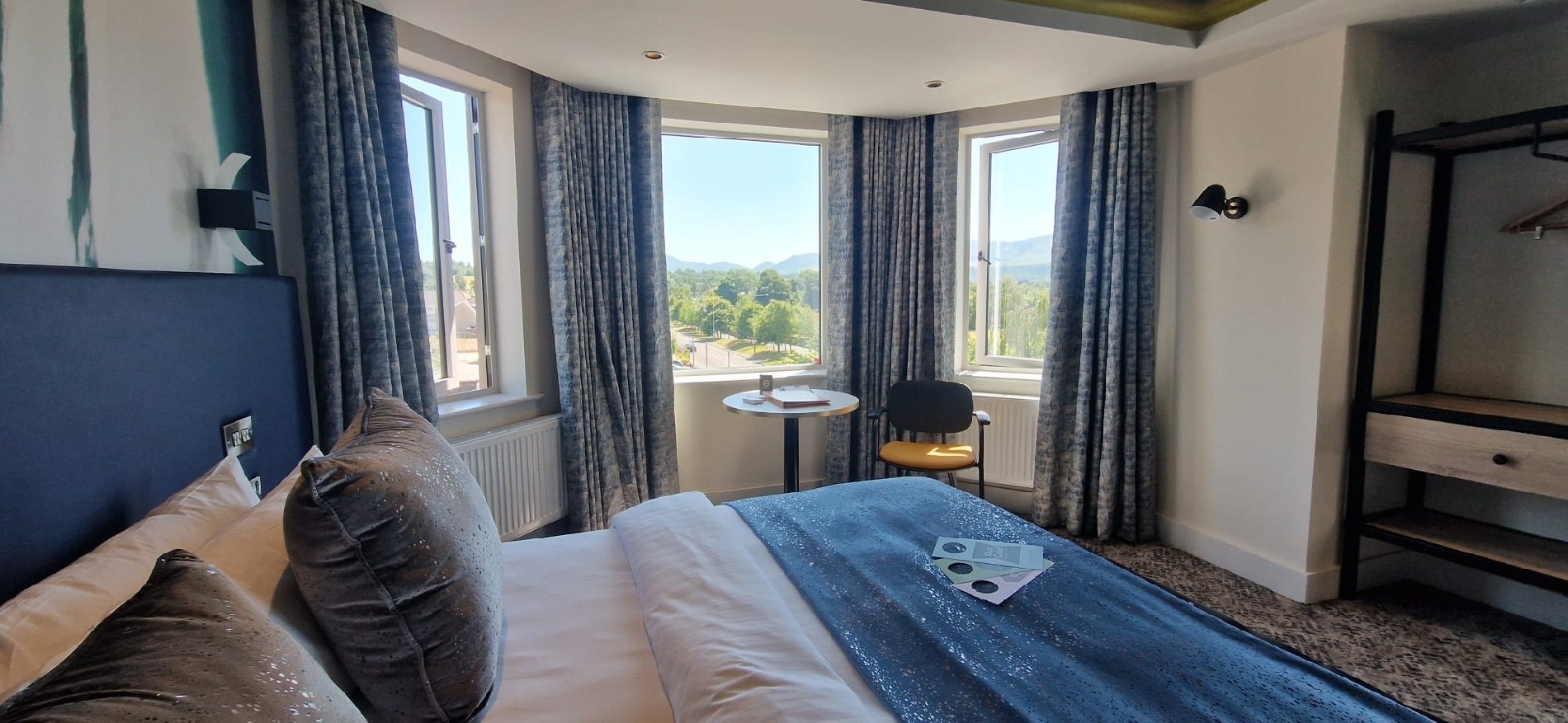Modern hotel room at Hotel67
