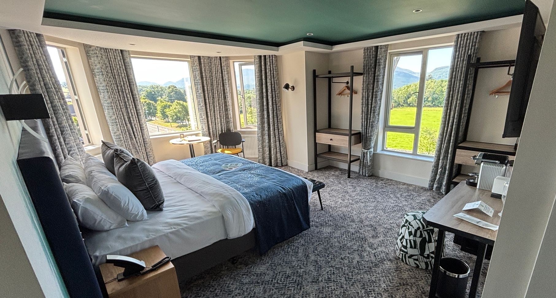 Comfortable double bed at Hotel67